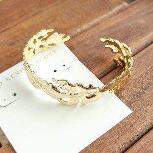 Kendra Scott Savannah Cuff Bracelet. Gold